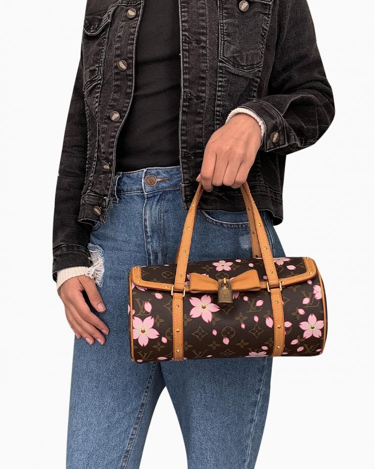 Bolsa Louis Vuitton Original Papillon Takashi Murakami Cherry